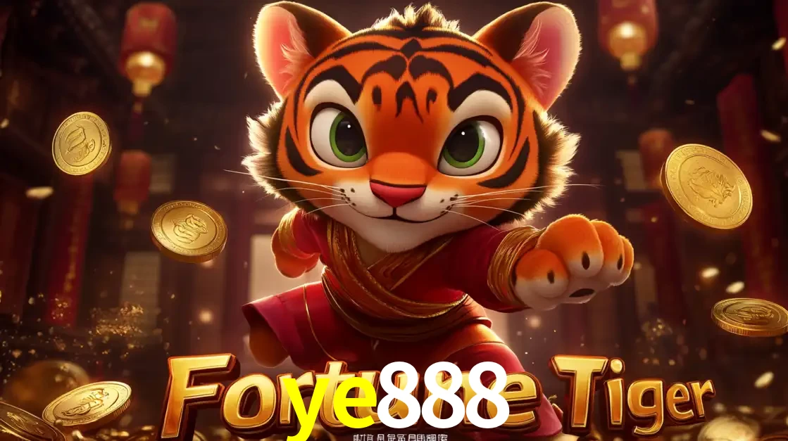 O carismático mascote do jogo de slot Fortune Tiger, um tigre fofo em pose de artes marciais, pronto para trazer sorte e multiplicadores de ganhos no cassino online ye888.